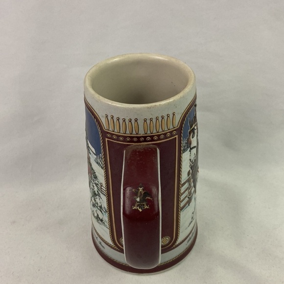 Vintage Budweiser Clydesdale 1989 Beer Stein Mug - Picture 4 of 6